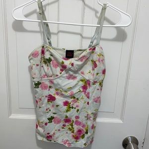 Foral tank top